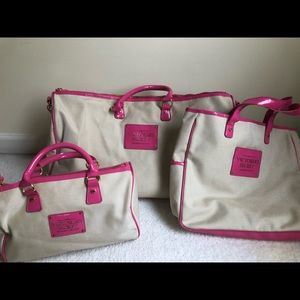 Victoria Secret Pink Tavel bags